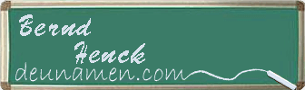 Bernd Henck Visitenkarte
